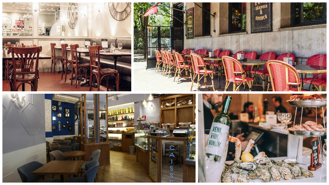 Café Emma, Café Turó, Épicerie y Joël's Oyster Bar, en Barcelona