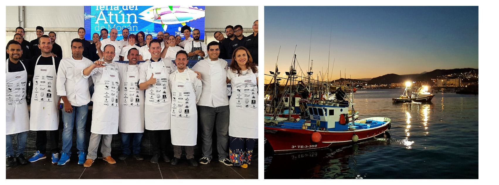 Los chefs. Puerto de Arguineguín. I Feria del Atún de Mogán. Gran Canaria. Islas Canarias. Fotos Xavier Agulló.