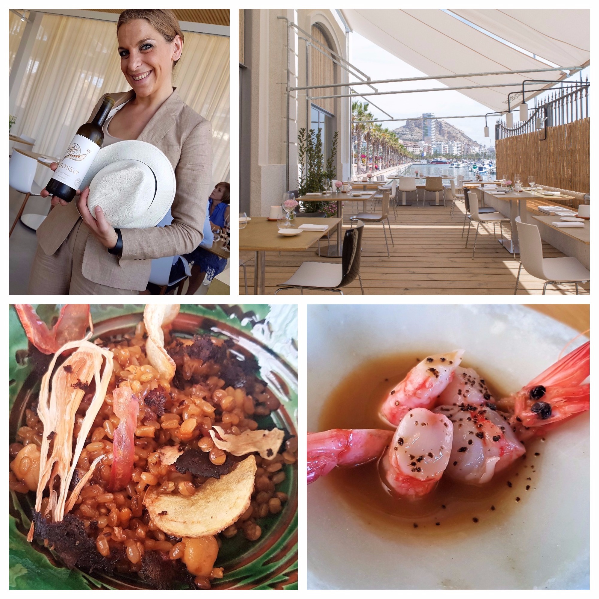 Nuria españa. Terraza. Arroz. Gamba. Monastrell. Alicante. Fotos: Xavier Agulló.