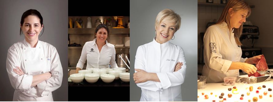 Elena Arzak, Macarena de Castro, Susi Díaz y Yolanda León