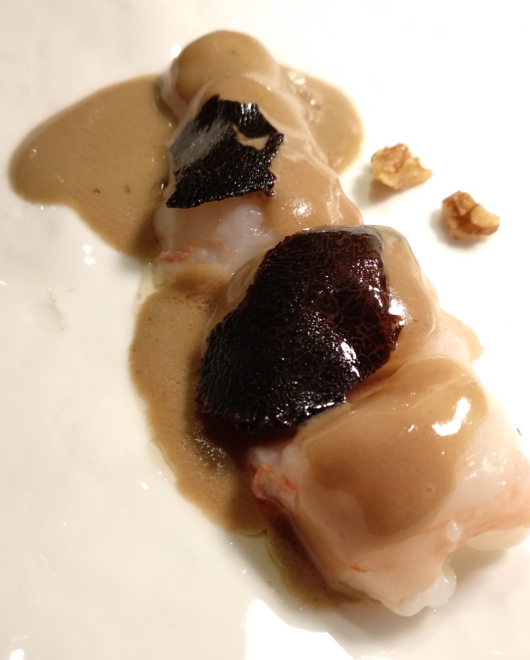 Cigala al pil pil de nueces de Ezcaray. Francis Paniego