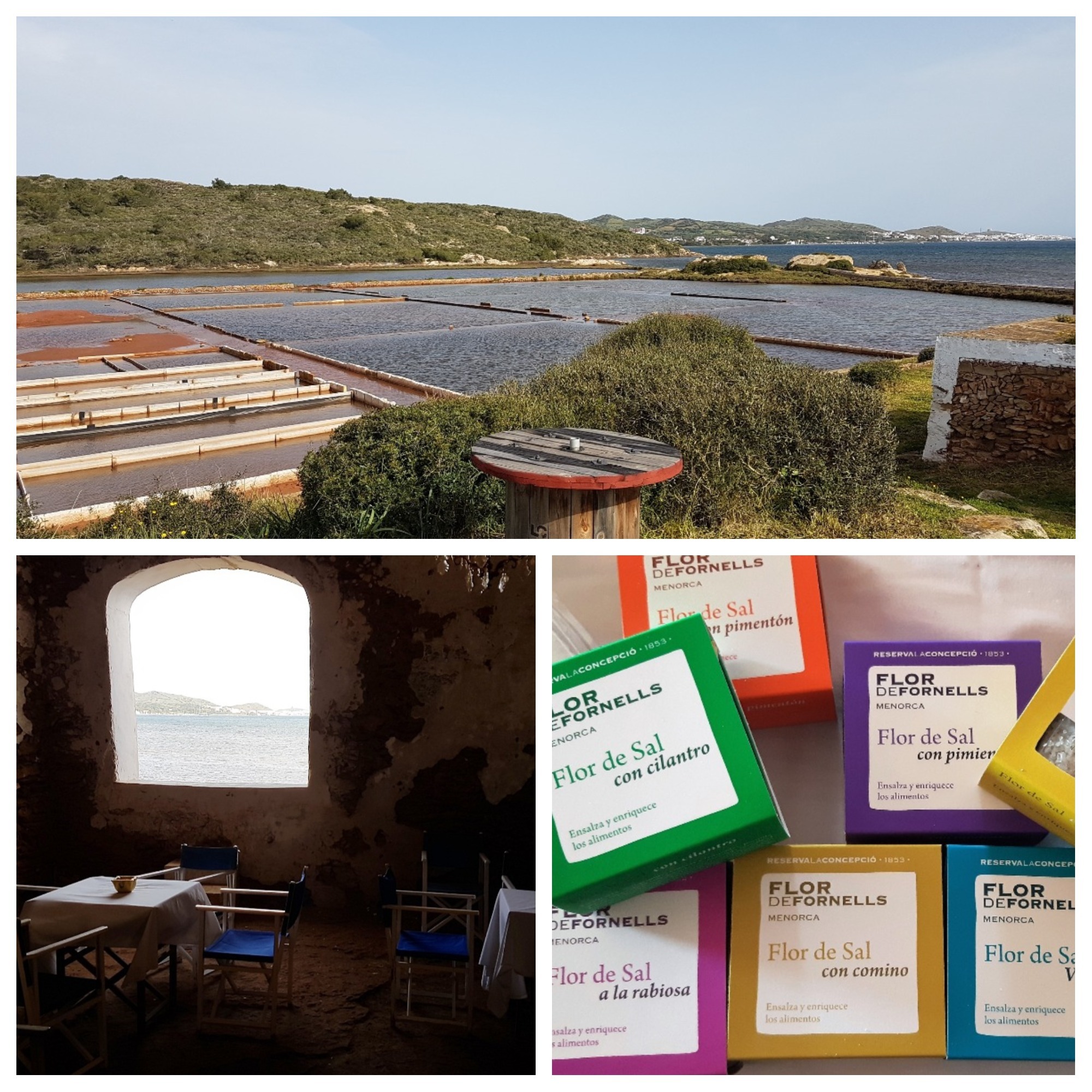 Las piscinas de sal. La "ventana". Sales. Salinas Fornells. Fornells. Menorca. Fotois: Xavier Agulló.