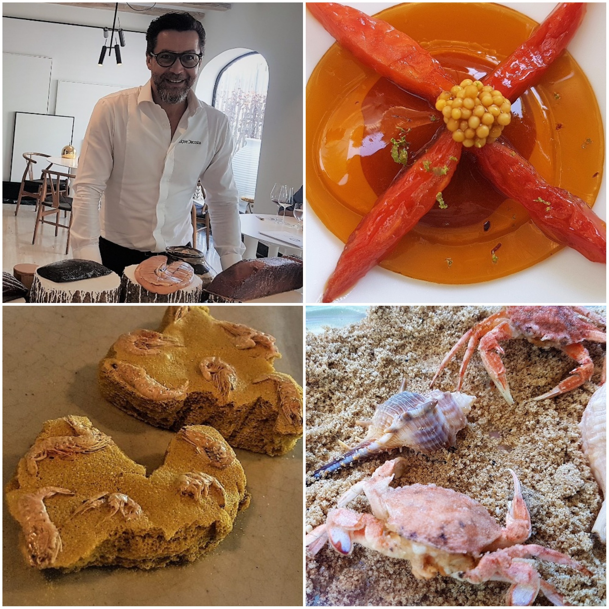 Salazones y algunos entrantes. Restaurante Quique Dacosta. Dènia (Alicante). Fotos: Xavier Agulló.