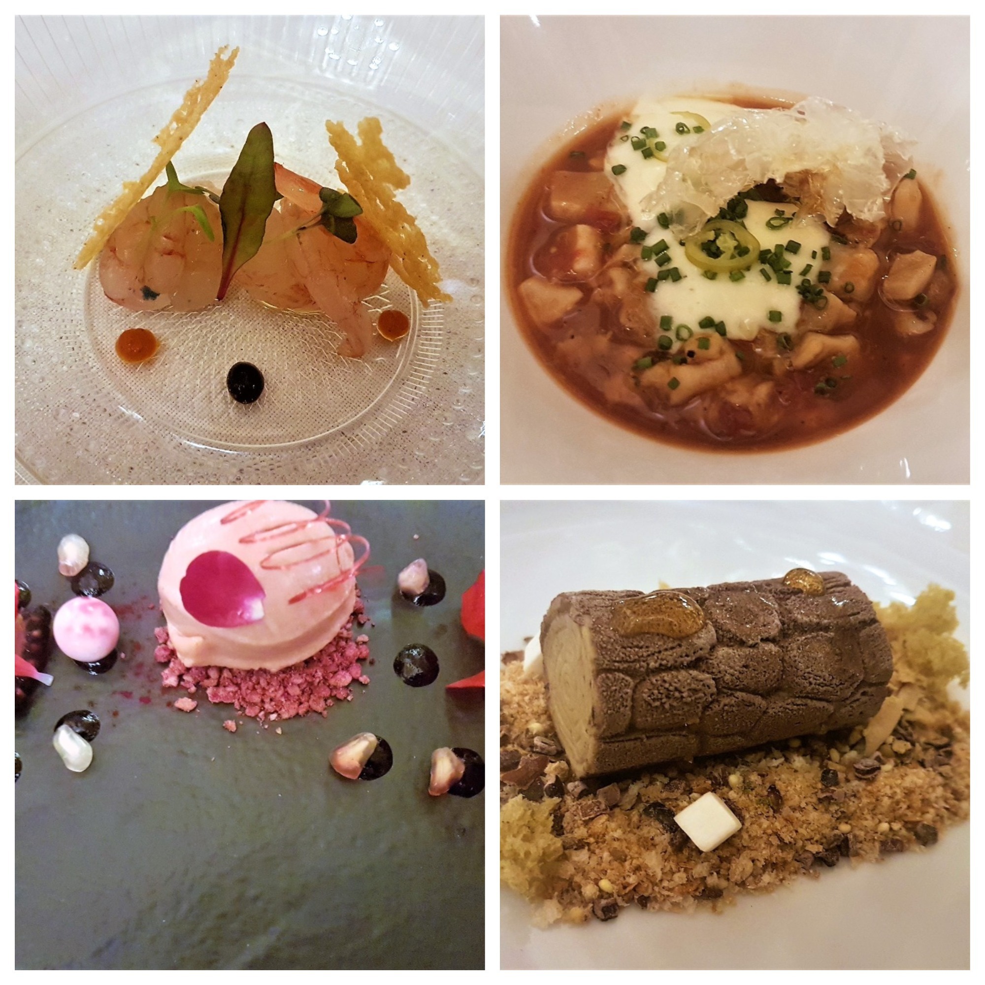 Platos de la primera cena. Califato Gourmet 2018. Córdoba. Fotos: Xavier Agulló.