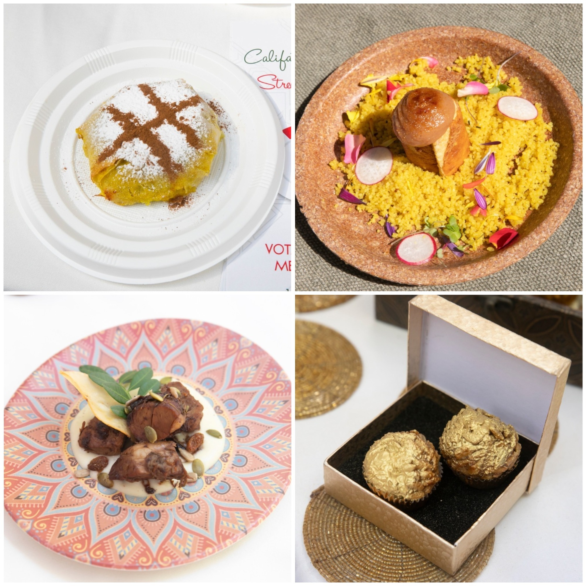 Tapas ganadoras. Califato Gourmet 2018. Córdoba.