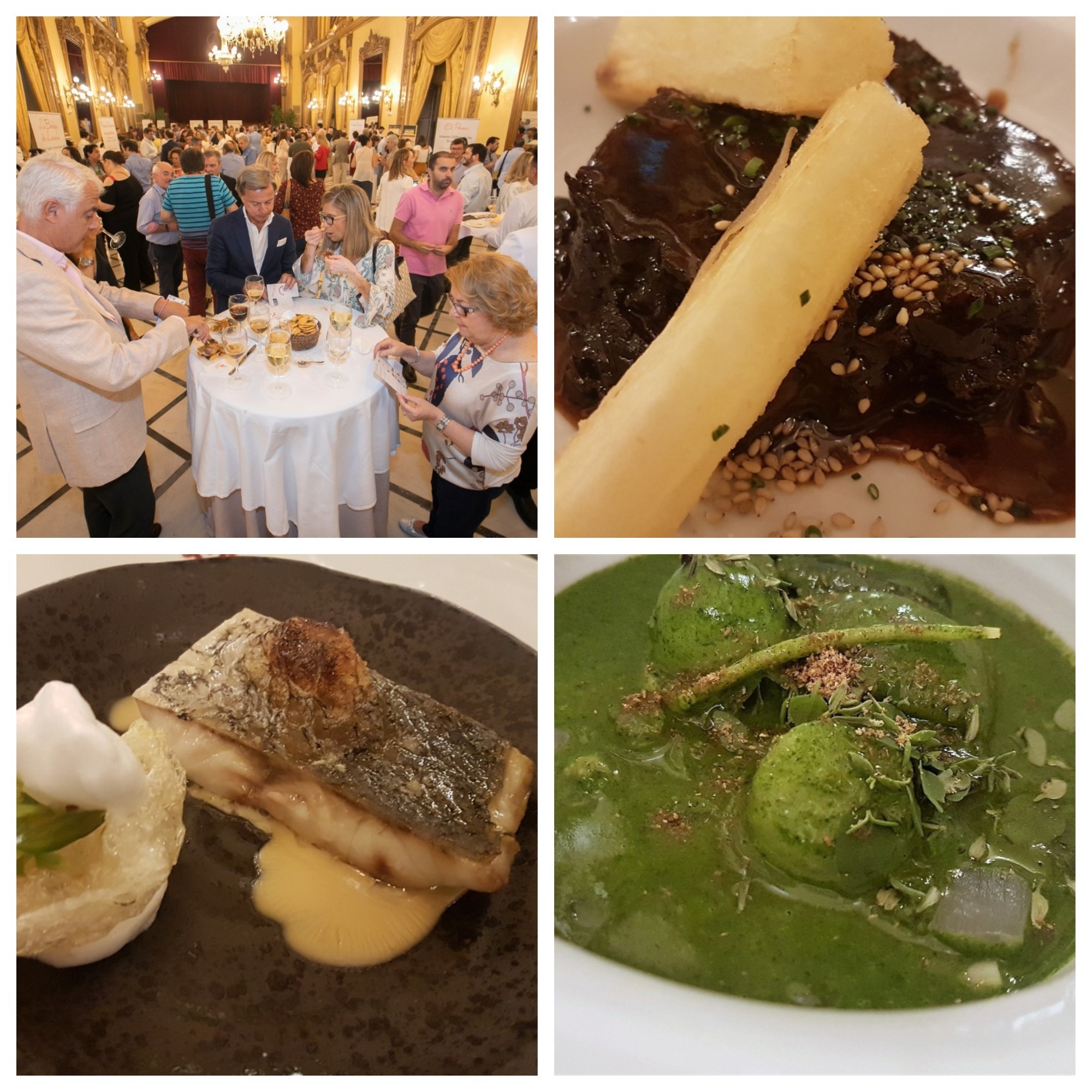 El salón del Real Círculo de la Amistad. La última cena. Califato Gourmet 2018. Fotos: Xavier Agulló.