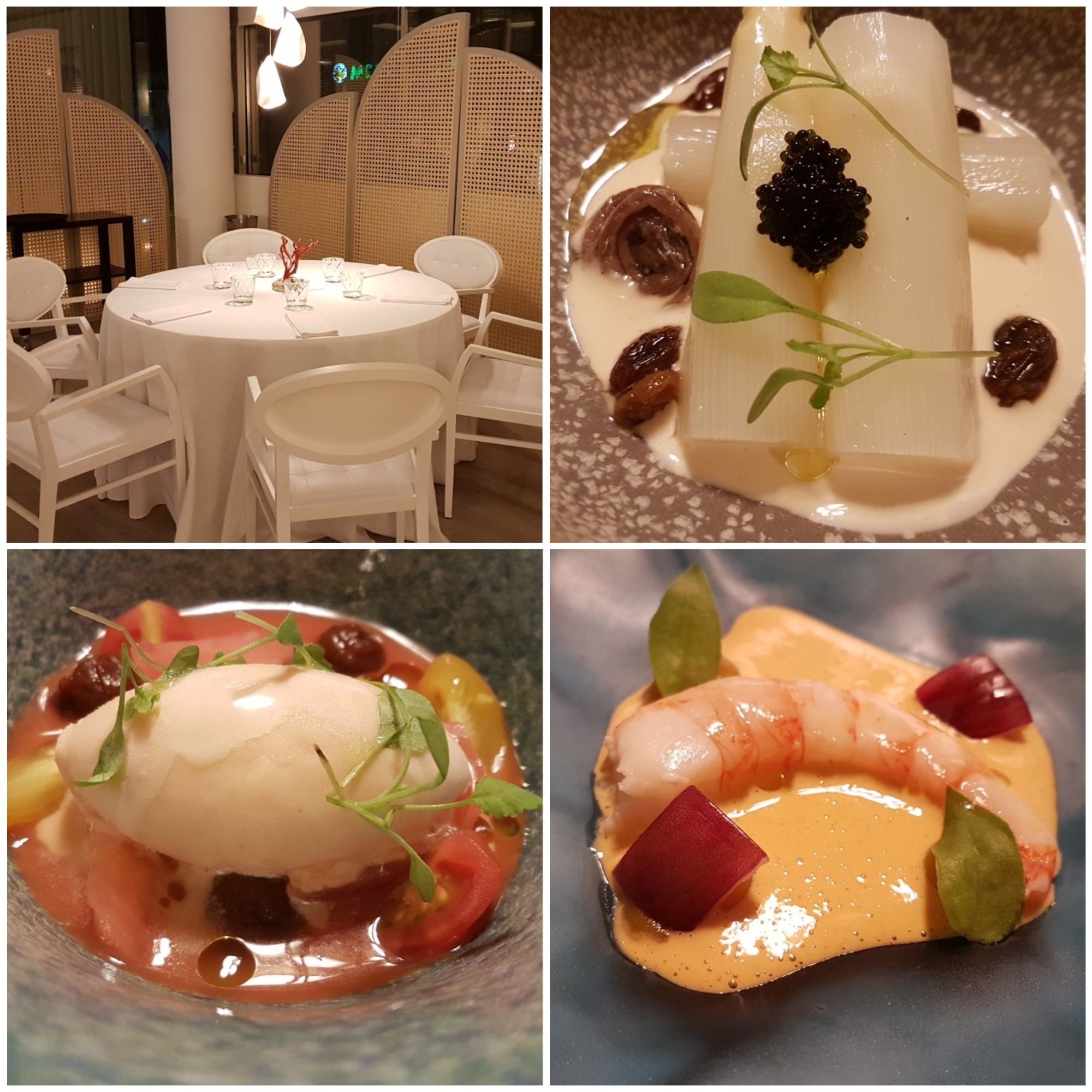 Platos del menú degustación. Audrey's. Calpe. Alicante. Fotos: Xavier Agulló.