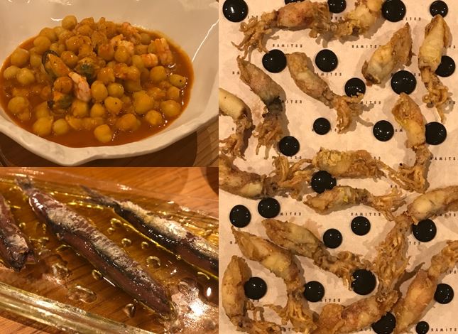 Algunos de los platos de Estimar