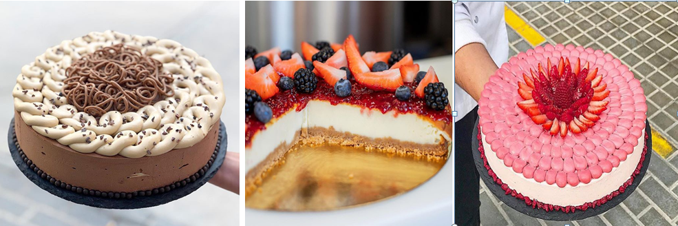 Pasteles y tartas. Foto instagram @foodlona