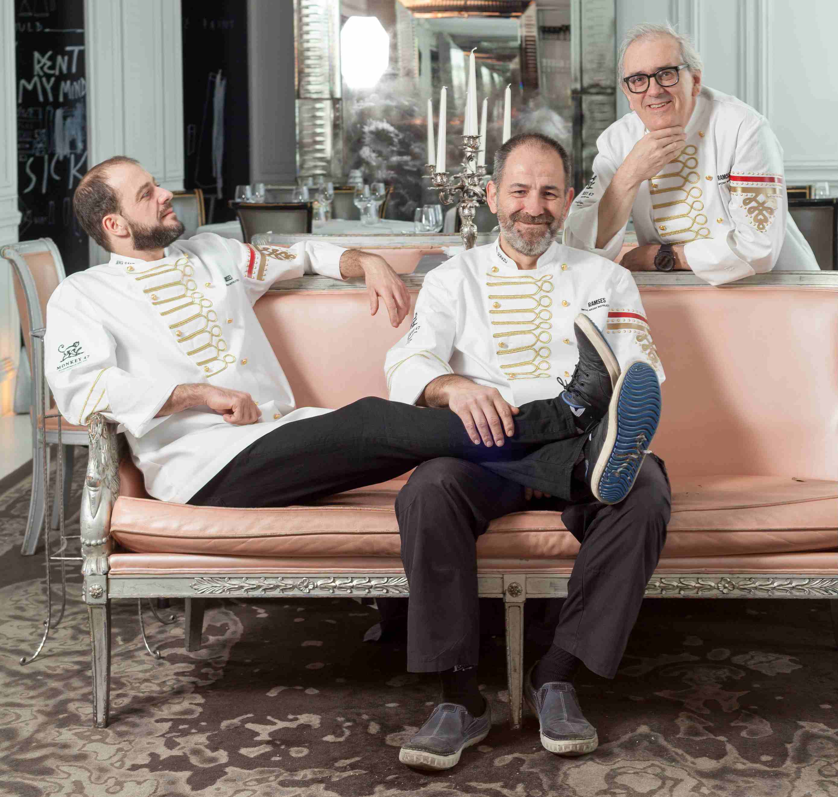 Sergio, chef ejecutivo, Mikel Sorazu y Xabier Gutiérrez de Arzak Instructions