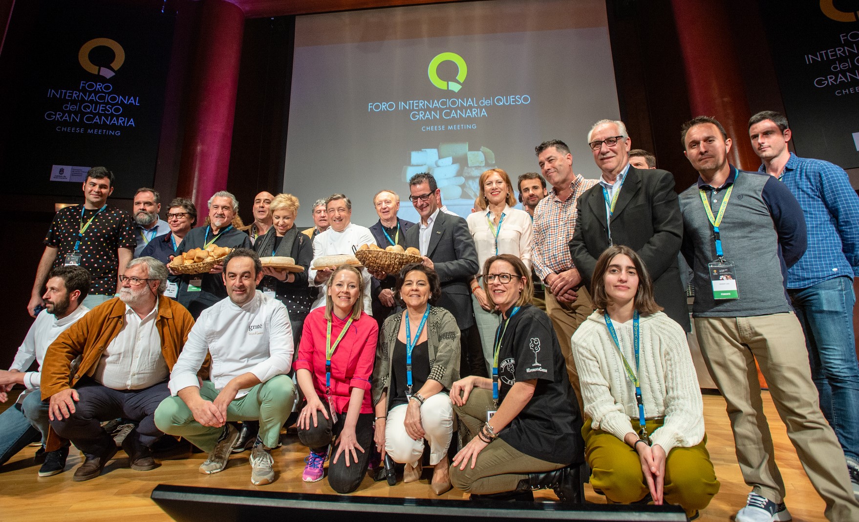 Foto de familia. I Foro del Queso. Gran Canaria.