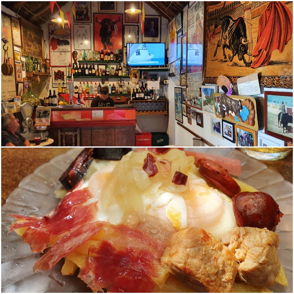Bar. Huevos con todo. Venta El Toro. Vejer. Fotos: Xavier Agulló.