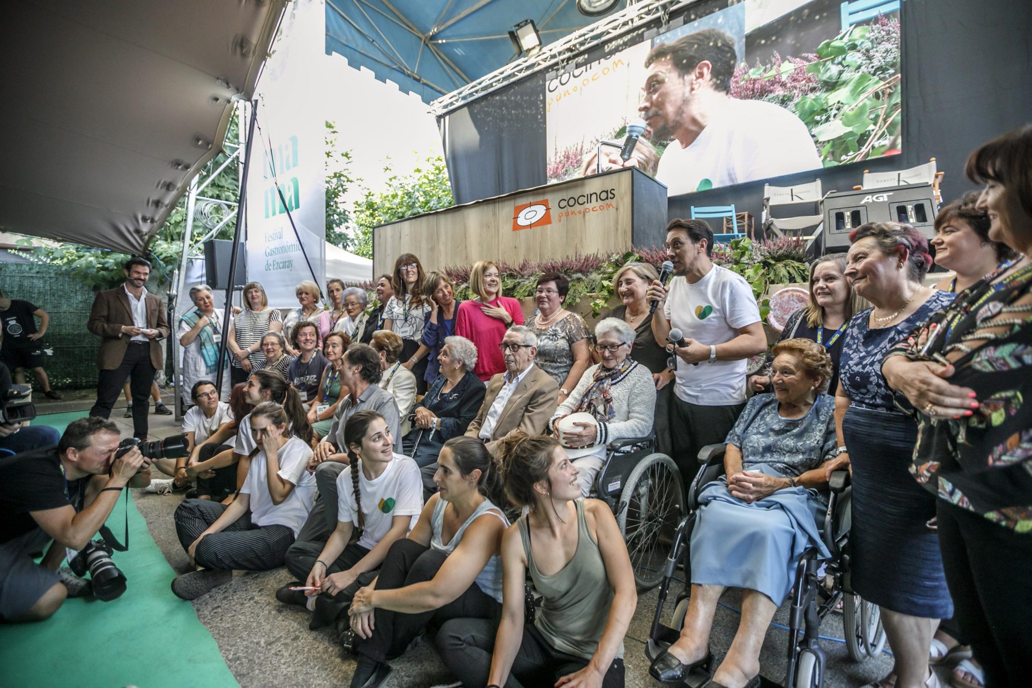 Francis Paniego, entre mamas