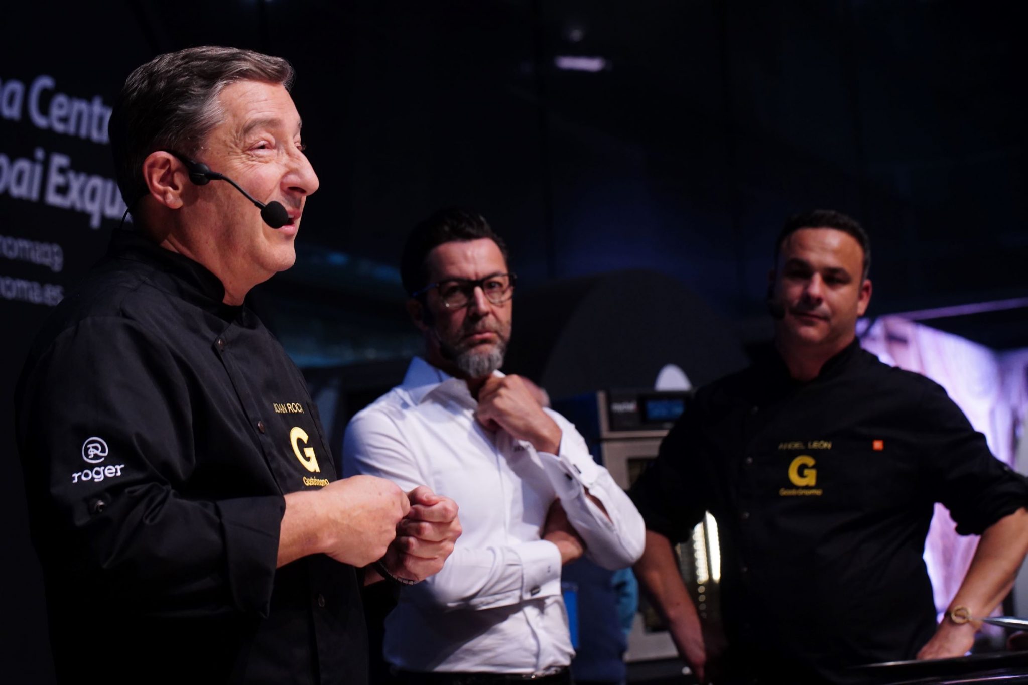 Joan, Quique y Ángel. Gastrónoma 2019. Valencia.