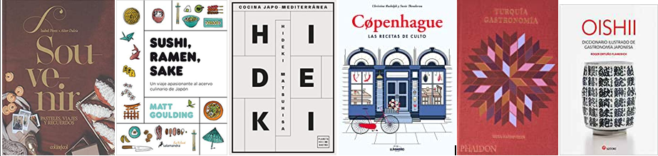 Libros gastronómicos para todos los paladares 1