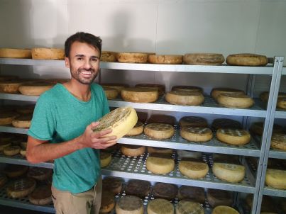 Borja con sus quesos