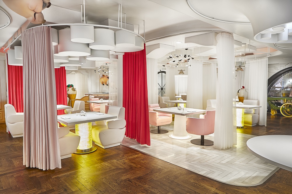 Sala actual de Diverxo, en el Hotel NH Collection Madrid Eurobuilding