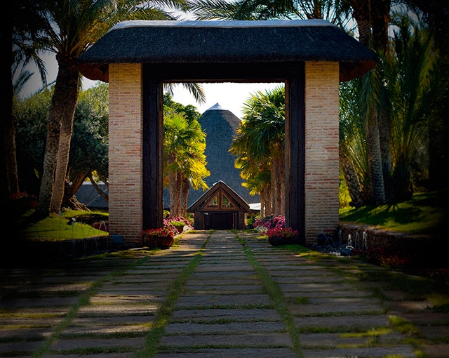 Entrada del restaurante Cabaña Buenavista