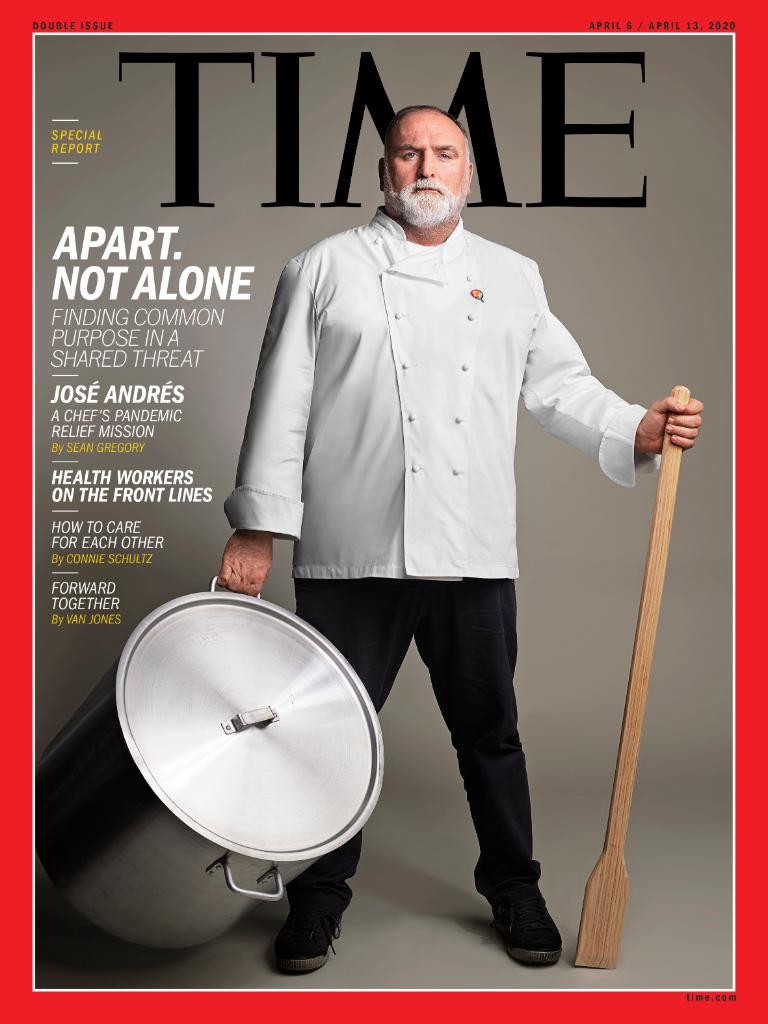 El chef fue recientemente portada de la revista Time