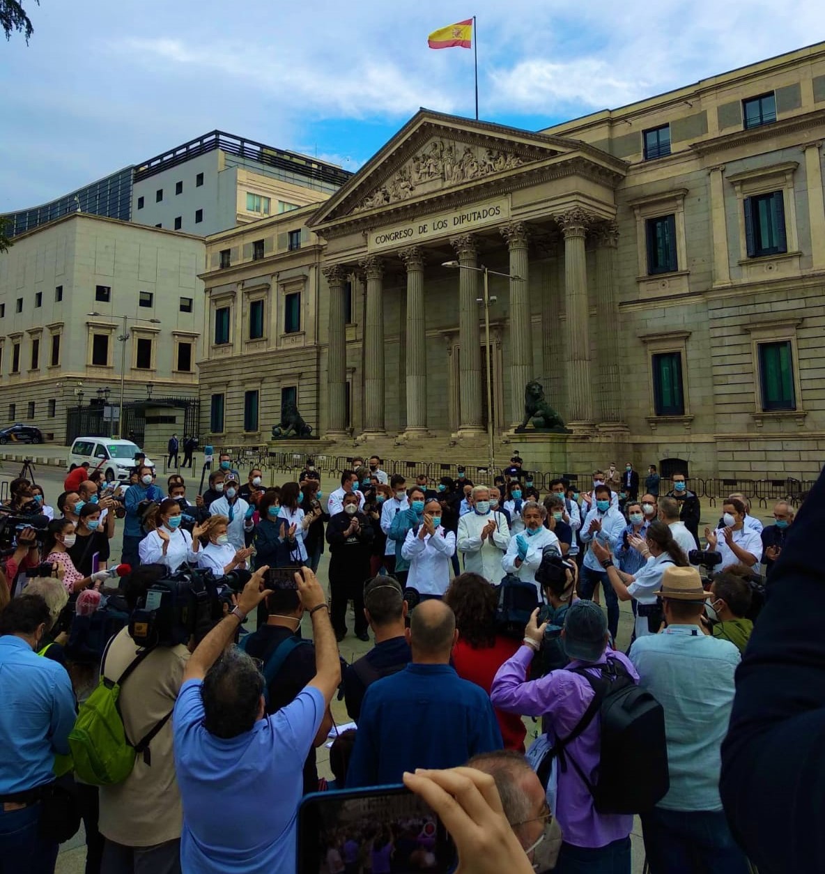 Manifiesto del sector de la hostelería ante el Congreso de los Diputados 0
