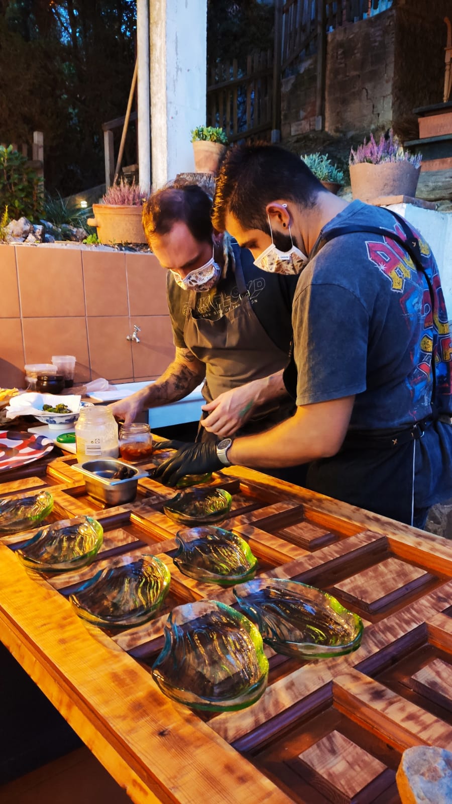 Pablo Lagrange y Alfredo Machado, en Flora Collserola