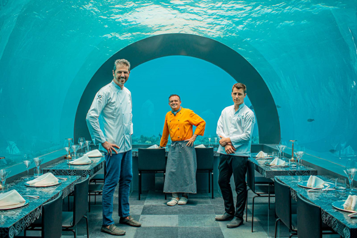 Andrea Berton se hace cargo del restaurante subacuático de You&Me Cocoon en las Maldivas 0