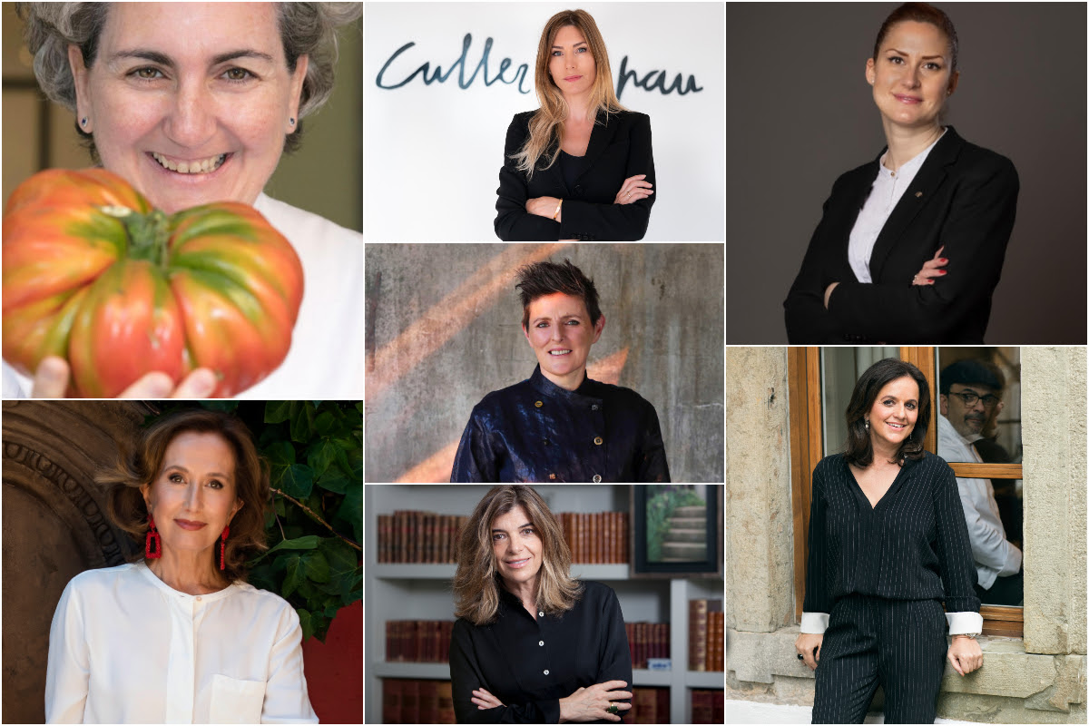 Pepa Muñoz, Lourdes Plana, Amaranta Rodríguez, Viviana Varese, Xandra Falcó, Silvia García y Marián Martínez