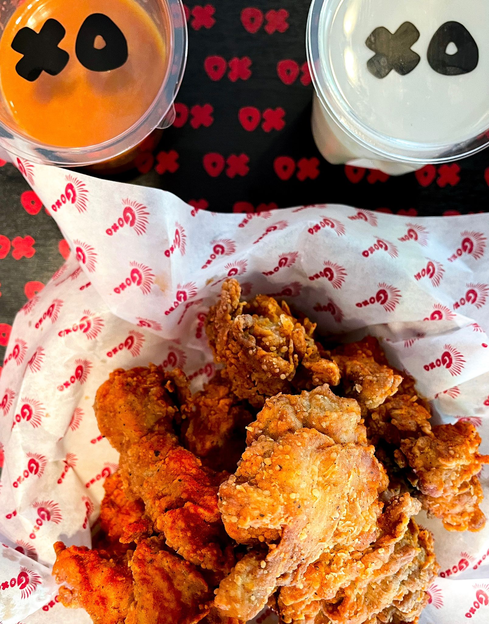 Pollo frito con doble rebozado