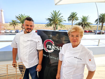 Lo Nuestro, Mari Carmen Vélez y Rigoberto Almeida estallan Fuerteventura 1