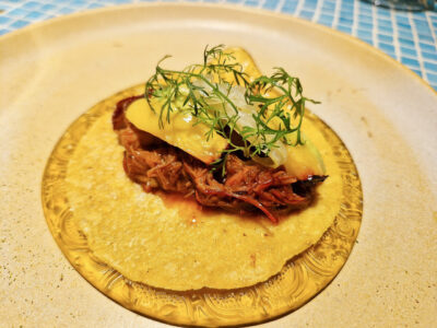 Taco al pastor. Foto: Xavier Agulló