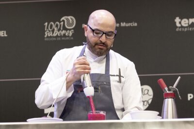 Antonio Bachour durante su presentación.