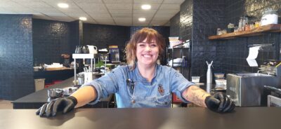 Lara Roguez en la cocina de Kraken