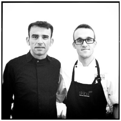 Marcos Granda con Mario Chacinero en Skina.. Foto: Jonathan Hevia.