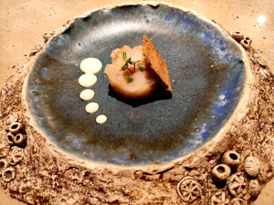 Tartar de gamba roja. Foto: A. Luchini.
