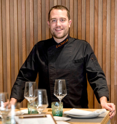 Juan Antón, restaurante Zaldiaran. Foto: Vicugo.