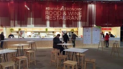 Food & Restaurant momentos antes de inaugurar Barcelona Wine Week