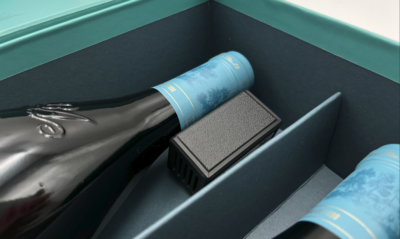 Sensores en las cajas de vino