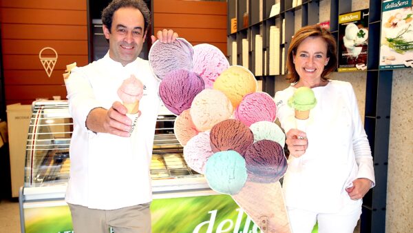 Fernando Sanz y Angelines González en Della Ser. Foto Justo Rodrígez.