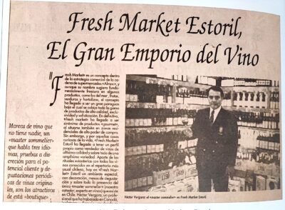 La llegada de Héctor a Fresh Market en un medio local.