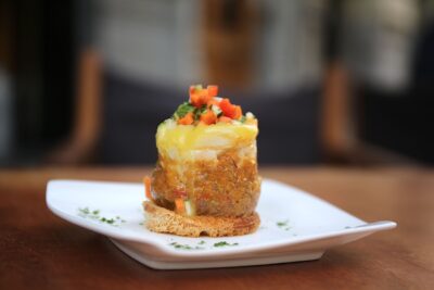 Un pintxo del Ramona. Foto Luis Ángel Gómez.