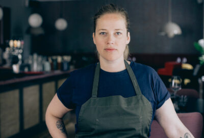 Kamilla Seidler en su restaurante Lola