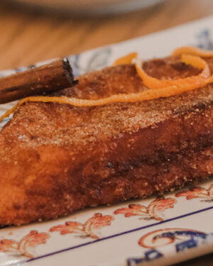 Torrija de El Café de la Ópera (c/ Arrieta, 6, Madrid))