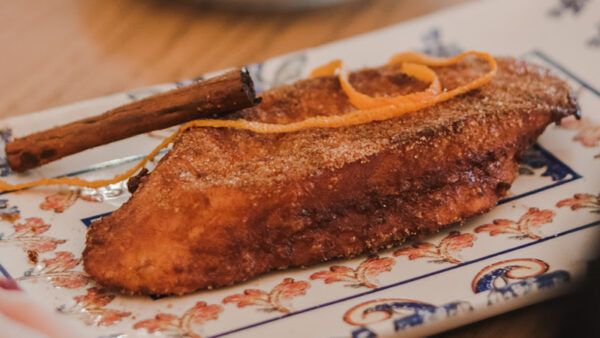 Torrija de El Café de la Ópera (c/ Arrieta, 6, Madrid))