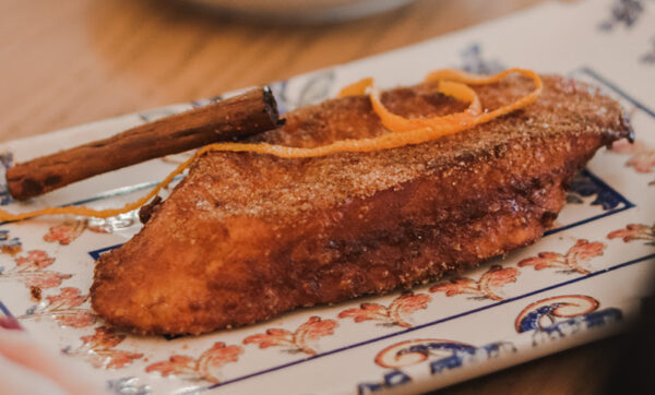 Torrija de El Café de la Ópera (c/ Arrieta, 6, Madrid))