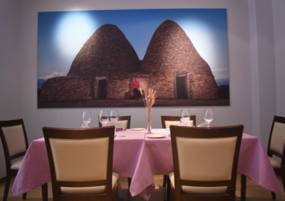 Mesa del restaurante Azafrán