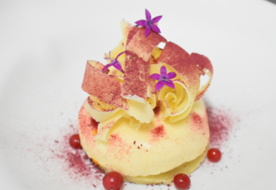 Plato con flores
