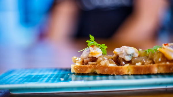 Focaccia de tendones de Javi Estévez