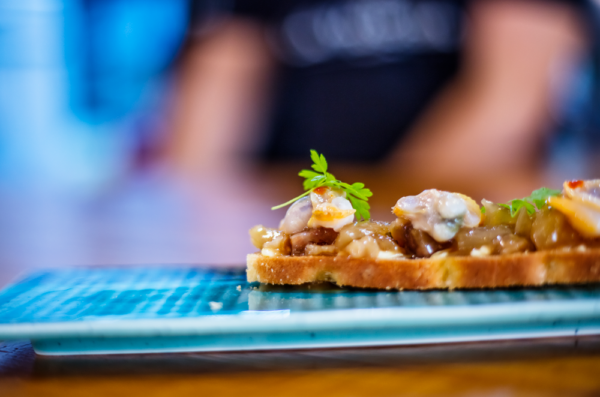 Focaccia de tendones de Javi Estévez