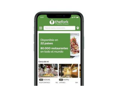 The Fork. Un gestor de reservas en restaurantes que además ofrece buenos descuentos sobre el precio final.