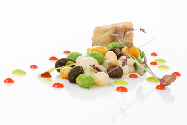 Ensalada de pochas de Pedro Subijana